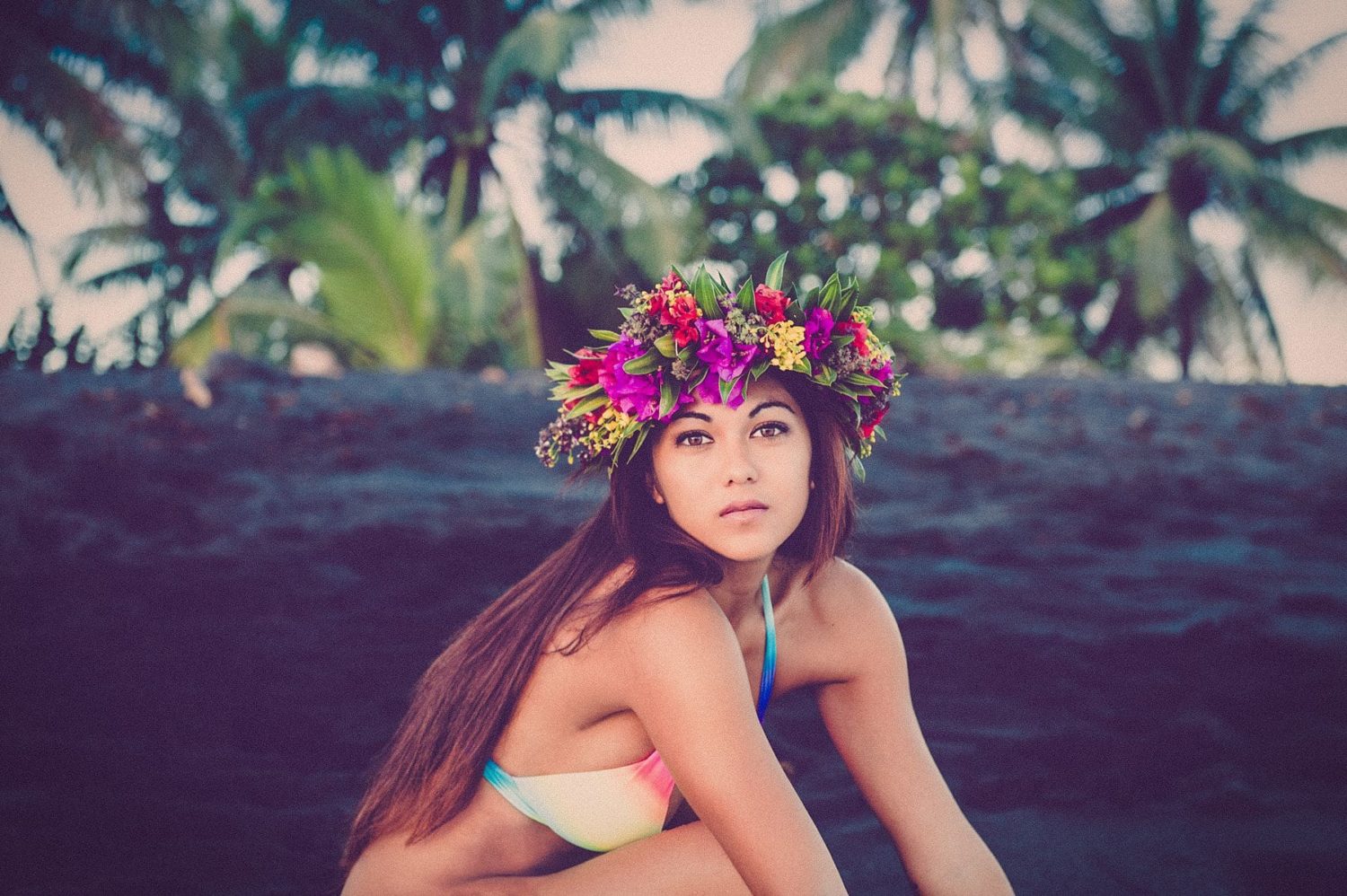 Séance photo portrait Tahiti, Papara - Herehia by Marc Gérard