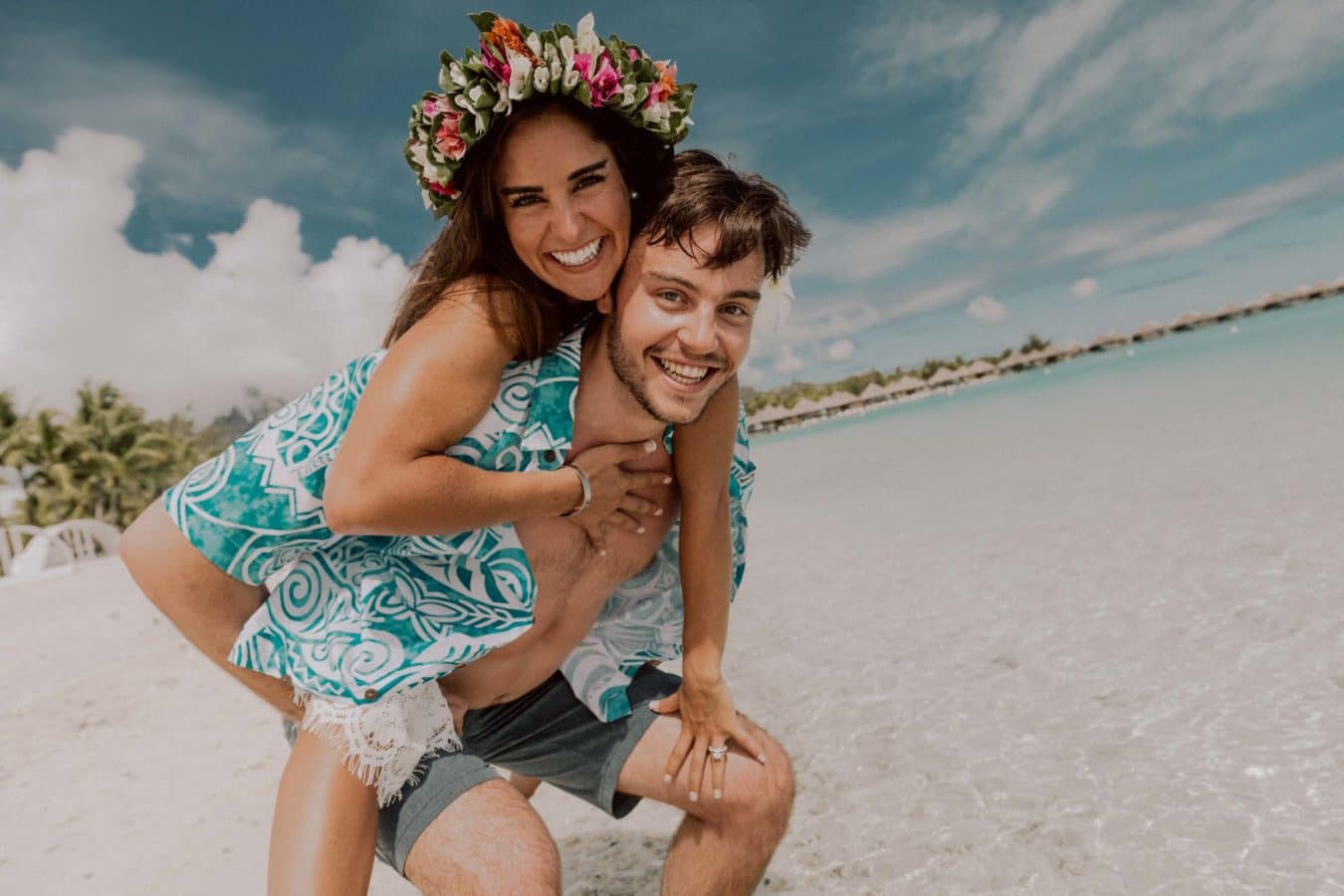 photo lune de miel bora bora