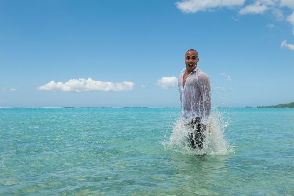 Séance Trash The Dress Sofitel Moorea - Plage de Temae