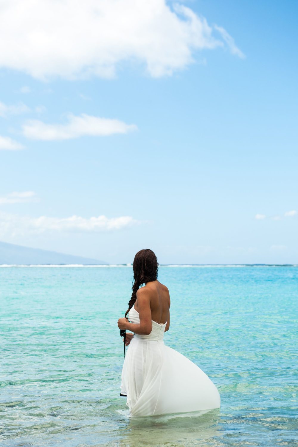 Séance Trash The Dress Sofitel Moorea - Plage de Temae