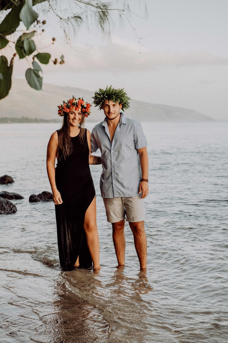 Séance photo couple Tahiti