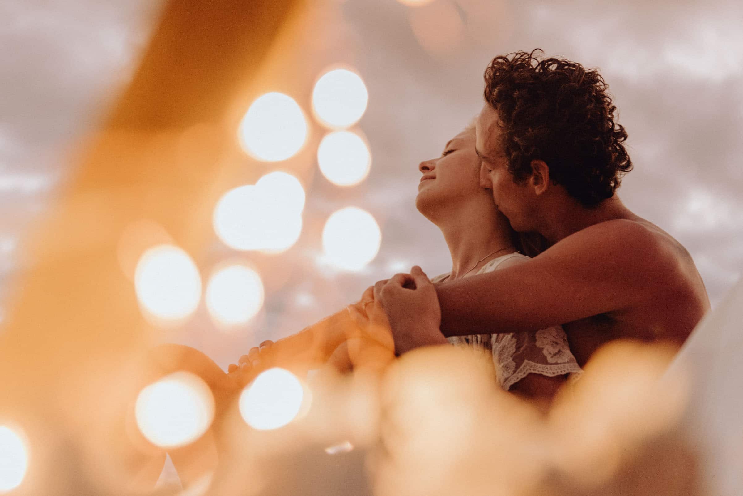 Un lit sur le lagon Moorea