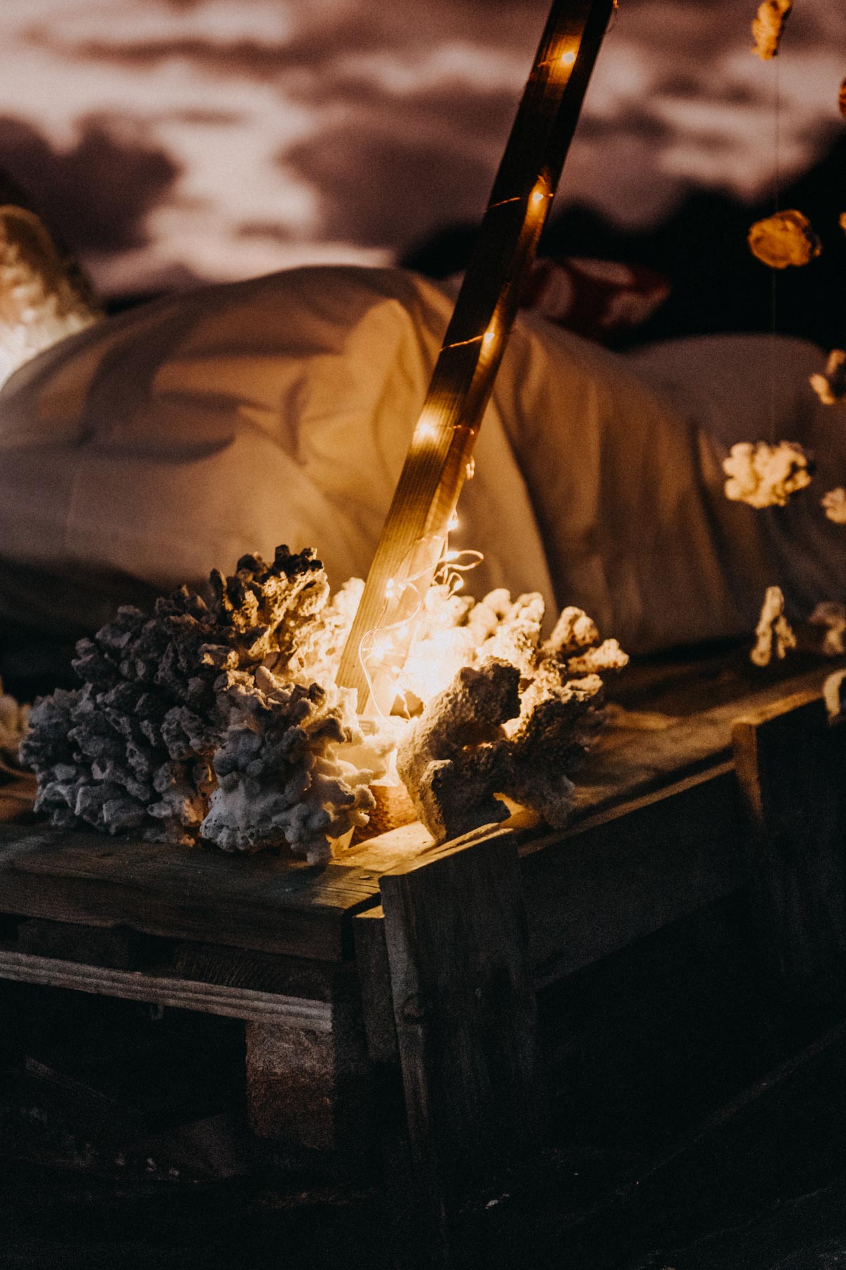 Un lit sur le lagon Moorea