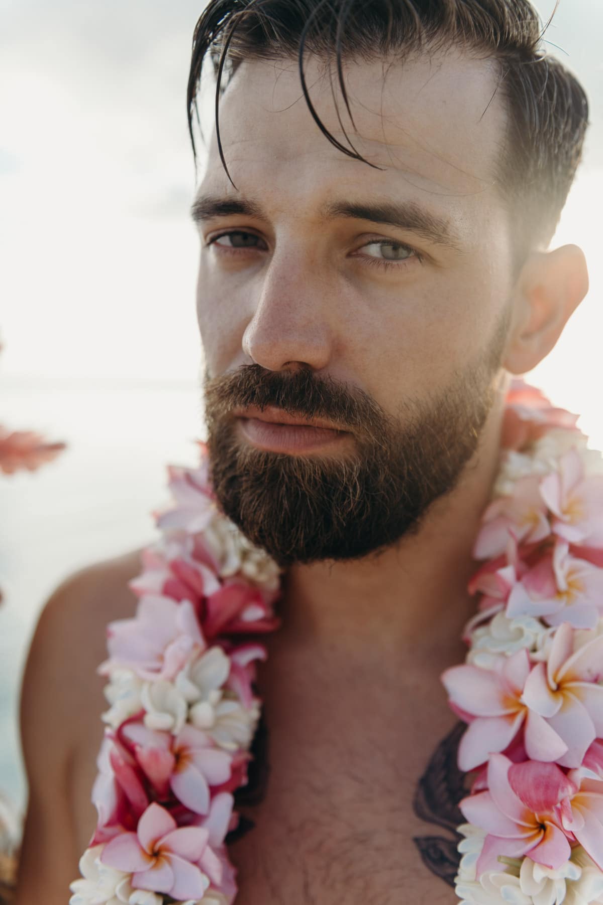 Séance photo couple plage matira bora bora