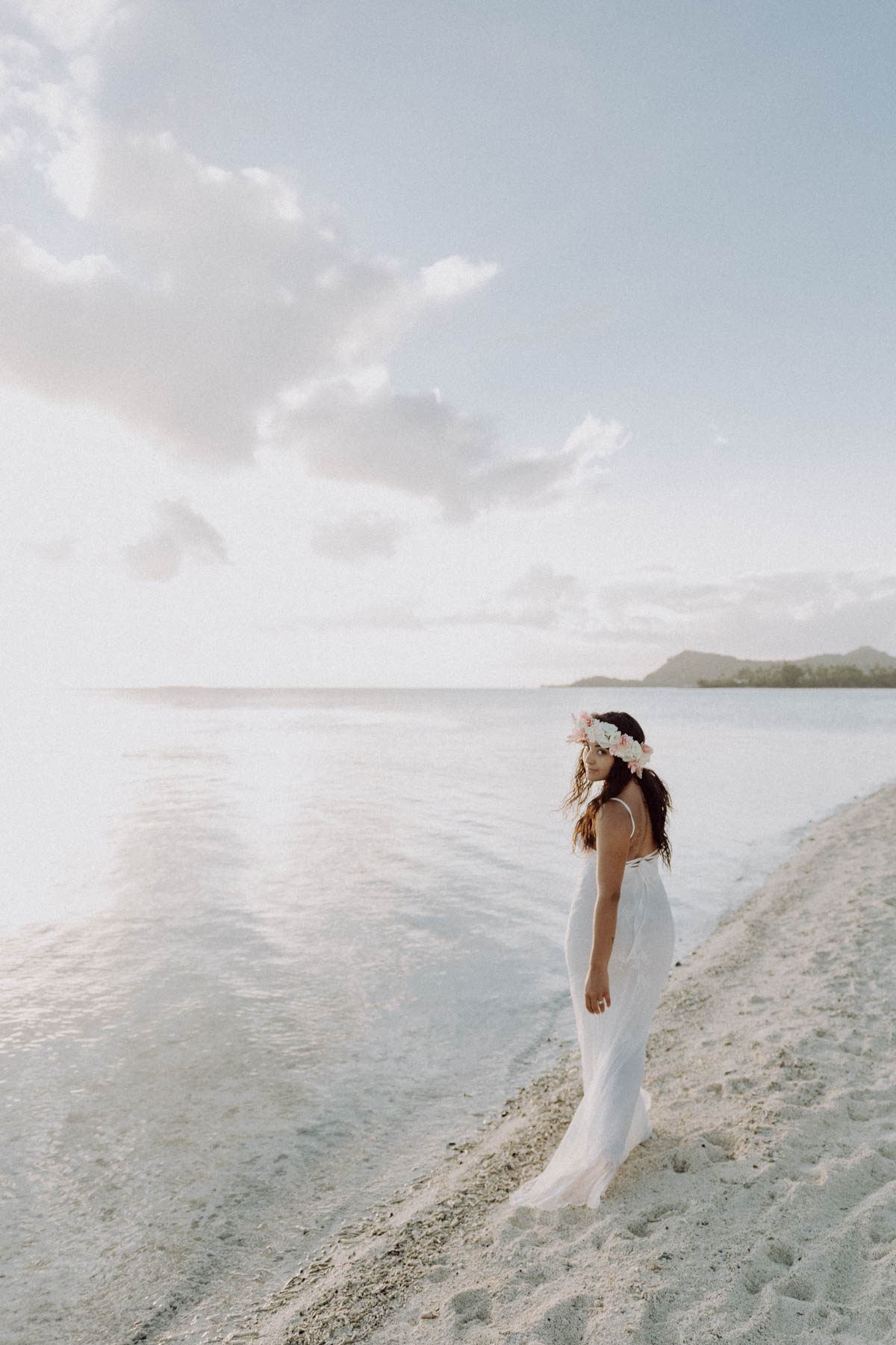 Séance photo couple plage matira bora bora