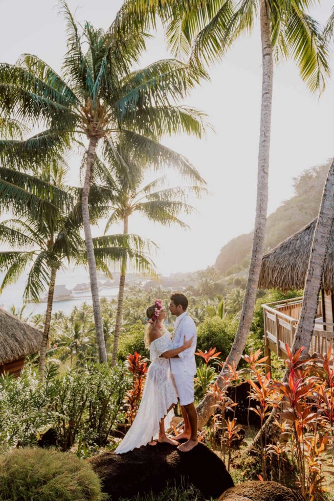 photoshoot in bora bora conrad