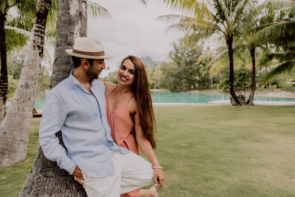 Couple photoshoot St Régis Bora Bora