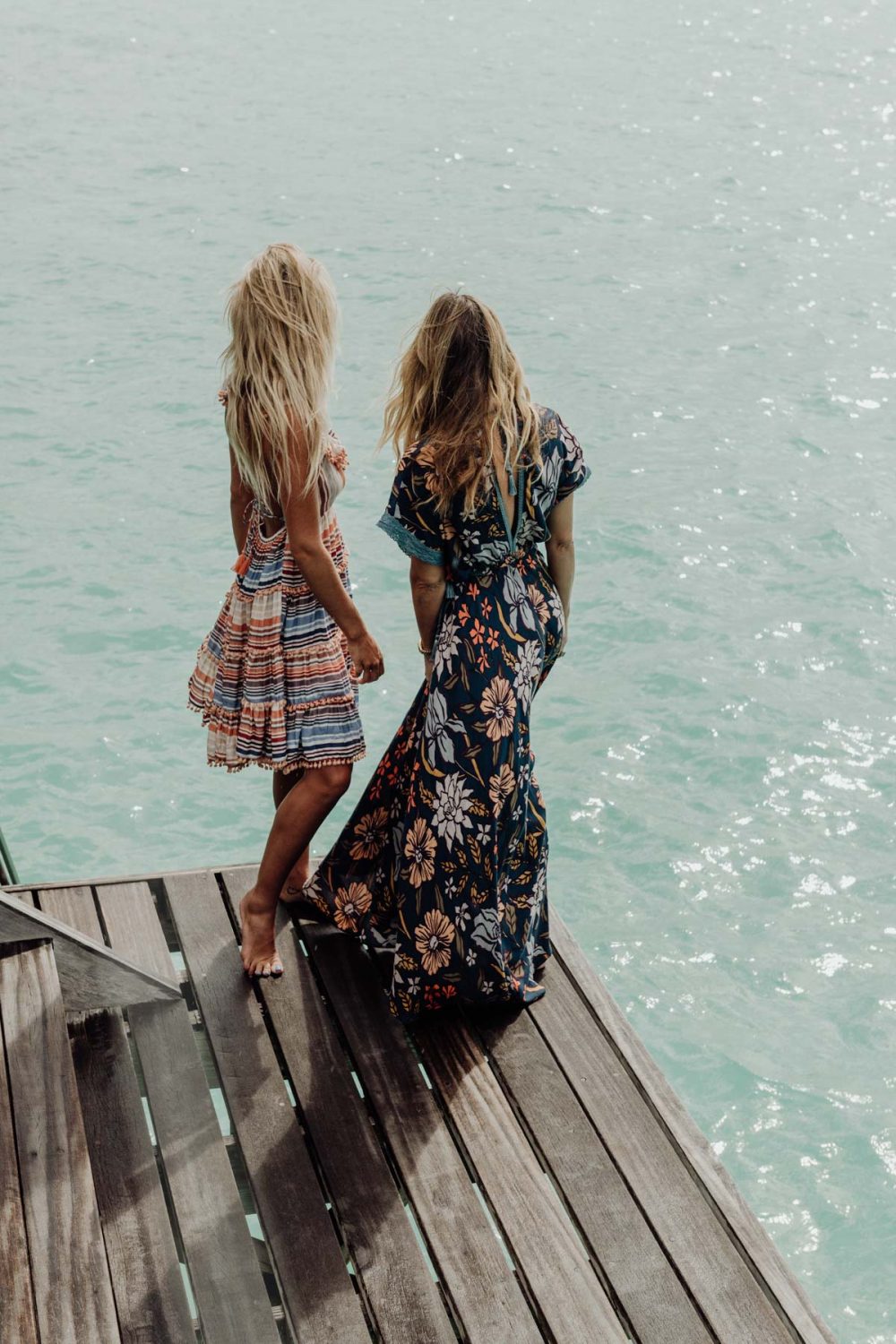 Fashion photoshoot at the Four Seasons Bora Bora