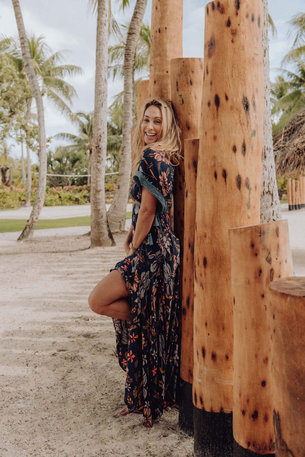 Fashion photoshoot at the Four Seasons Bora Bora