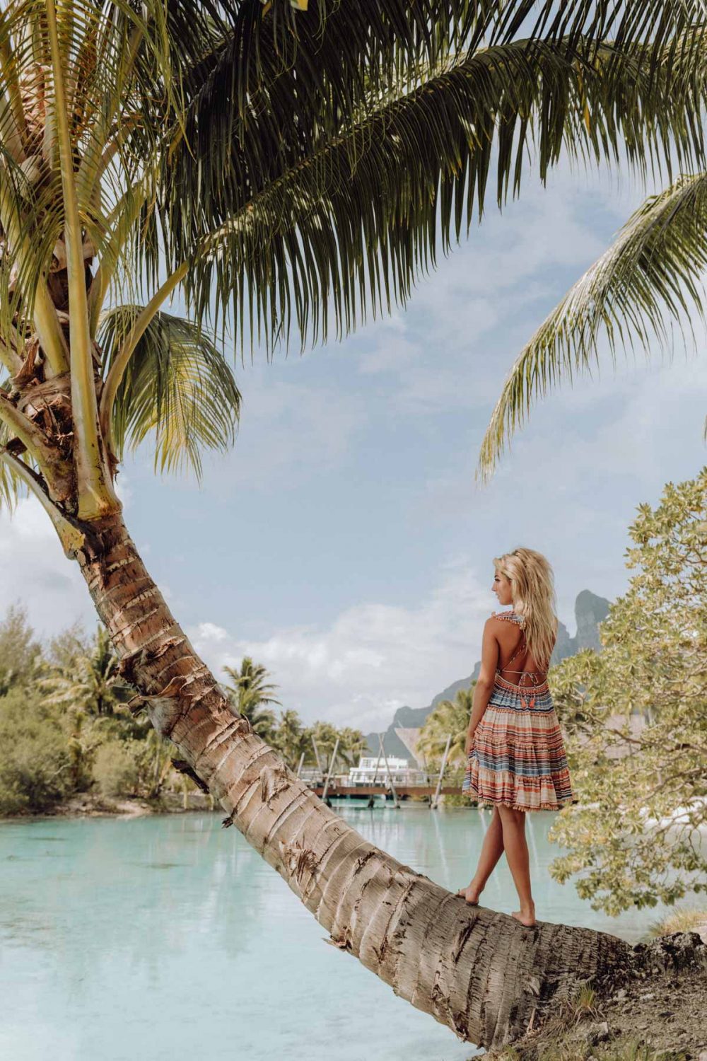 Fashion photoshoot at the Four Seasons Bora Bora