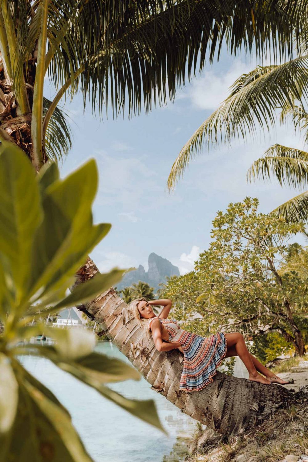Fashion photoshoot at the Four Seasons Bora Bora