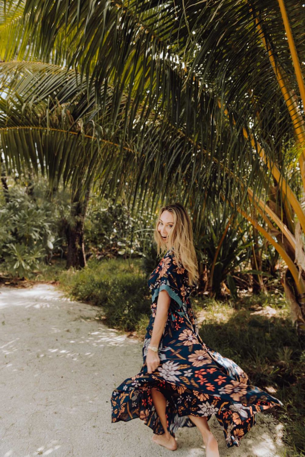 Fashion photoshoot at the Four Seasons Bora Bora