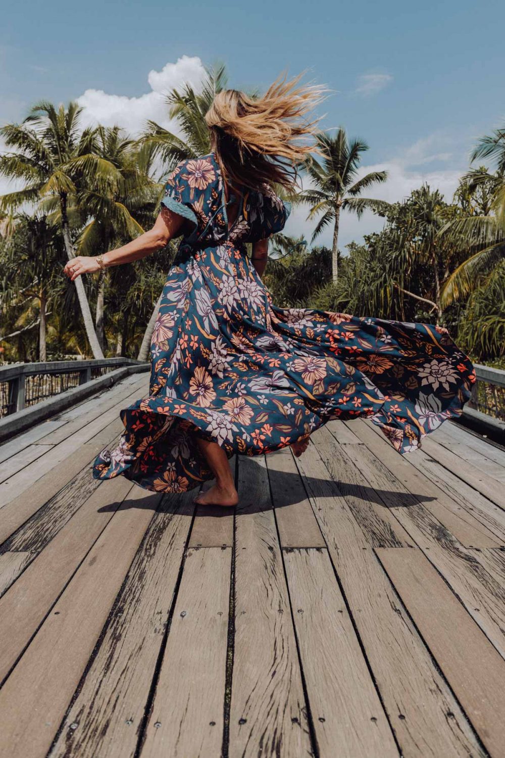 Fashion photoshoot at the Four Seasons Bora Bora