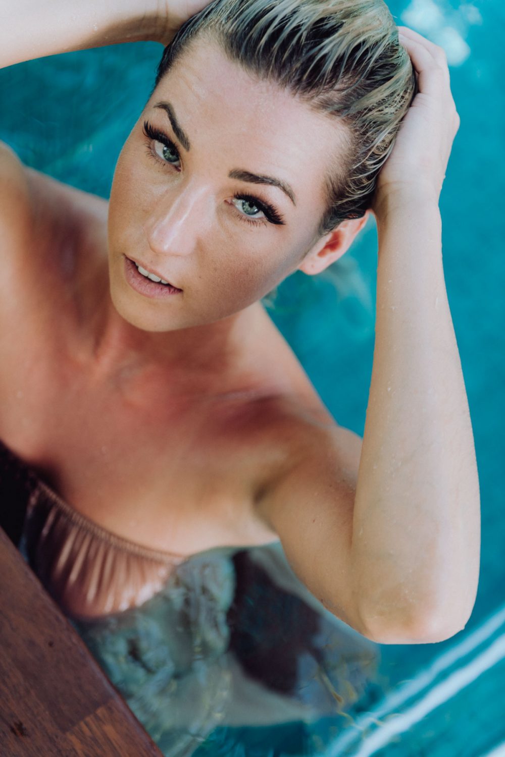 Fashion photoshoot at the Four Seasons Bora Bora