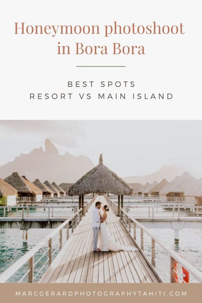 Best spots for your photoshoot in Bora Bora - Pinterest vignette