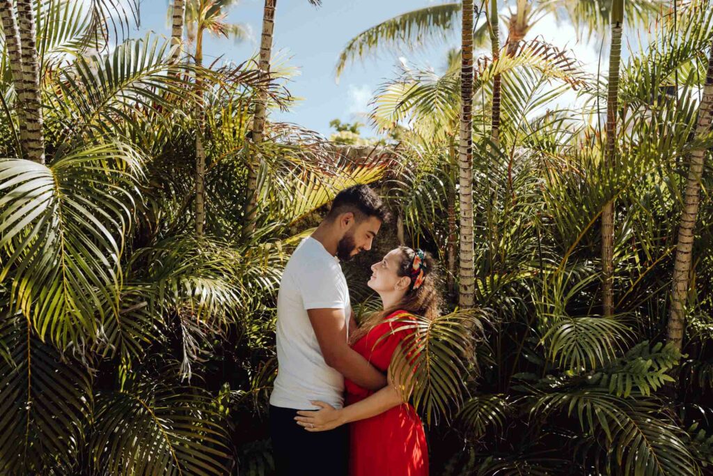 Photoshoot at the Intercontinental Le Moana Bora Bora - Tropical Garden