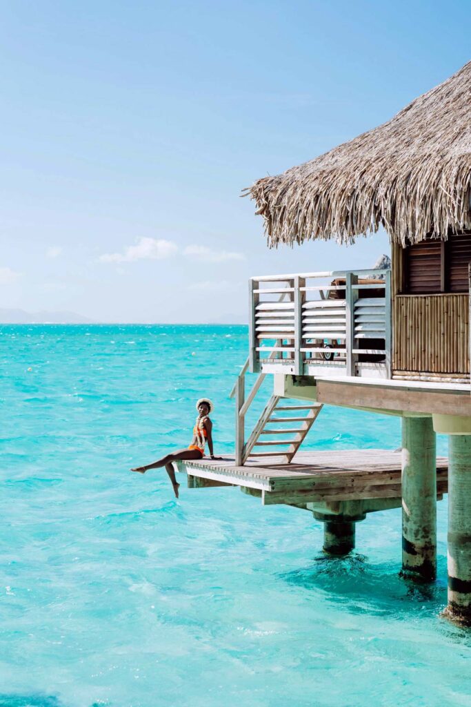 Photoshoot at the Intercontinental Le Moana Bora Bora - Overwater bungalow