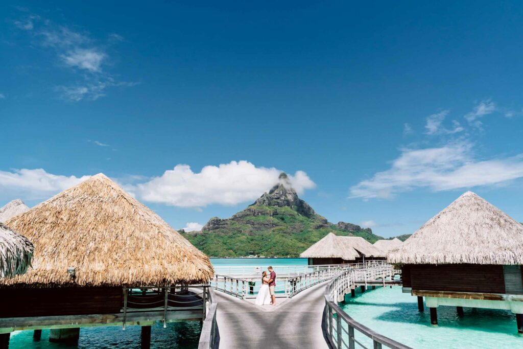 Photoshoot at the Intercontinental Thalasso Bora Bora - Bridges