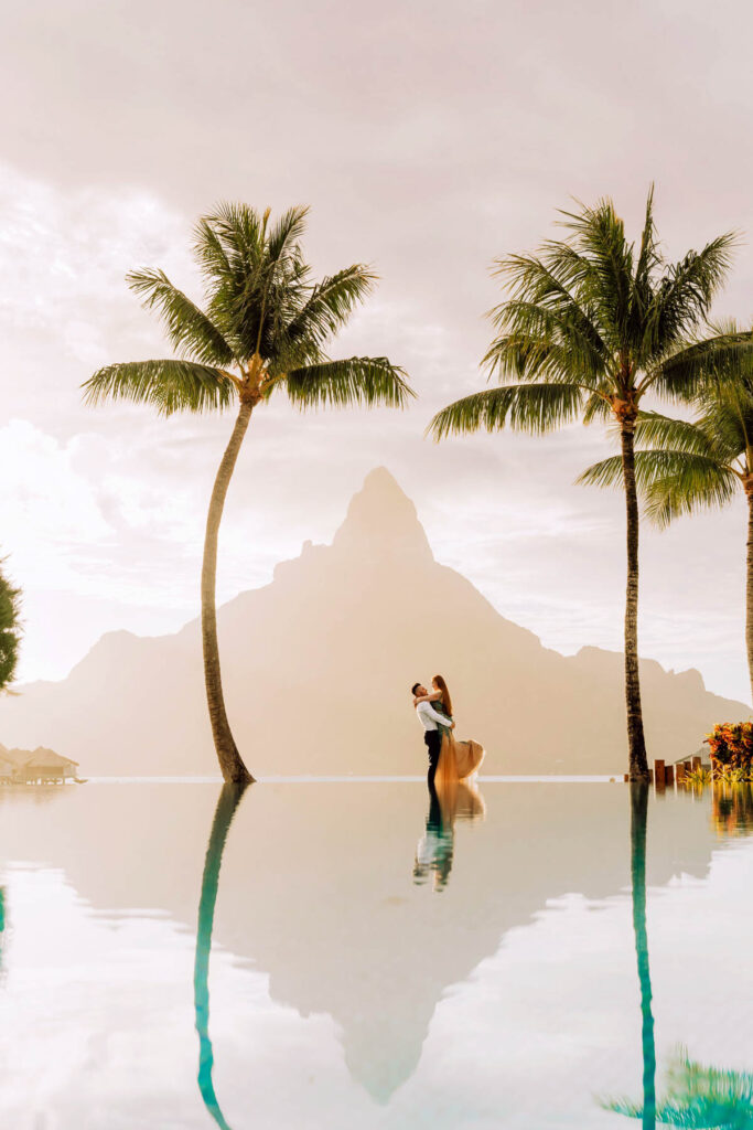 Photoshoot at the Intercontinental Thalasso Bora Bora - Main Pool
